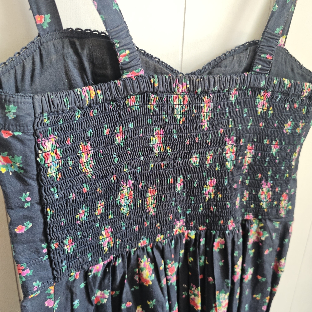 AEO Navy Floral Summer Dress - Picture 5 of 7